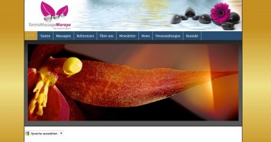 Screenshot Webseite Tantramassage Moraya