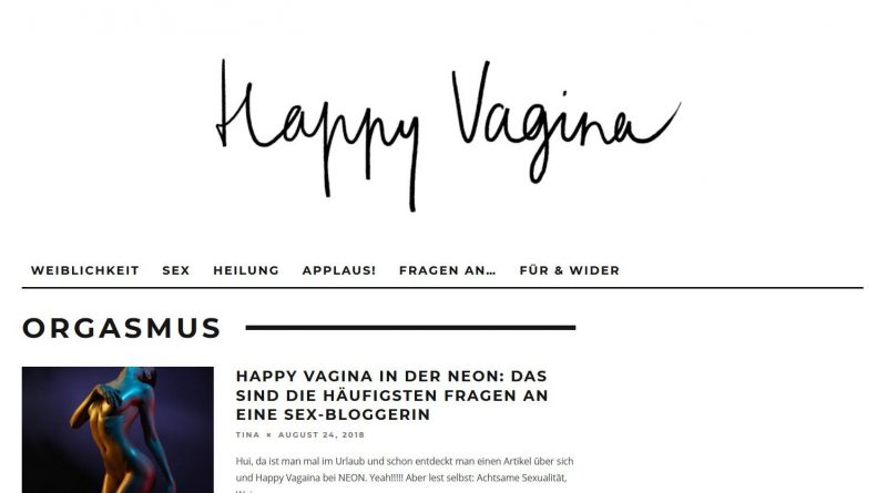 Screenshot Happy Vagina Blog